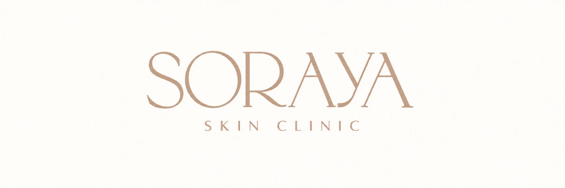 Soraya Skin Clinic Soraya Skin Clinic logo on a soft cream background