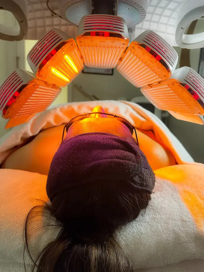 Healite LED light therapy treatment at Soraya Skin Clinic Prahran